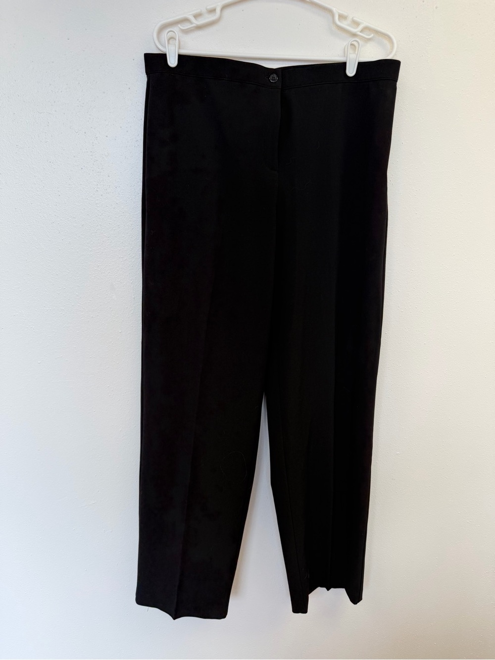 Briggs New York Black Straight-Leg Dress Trousers
